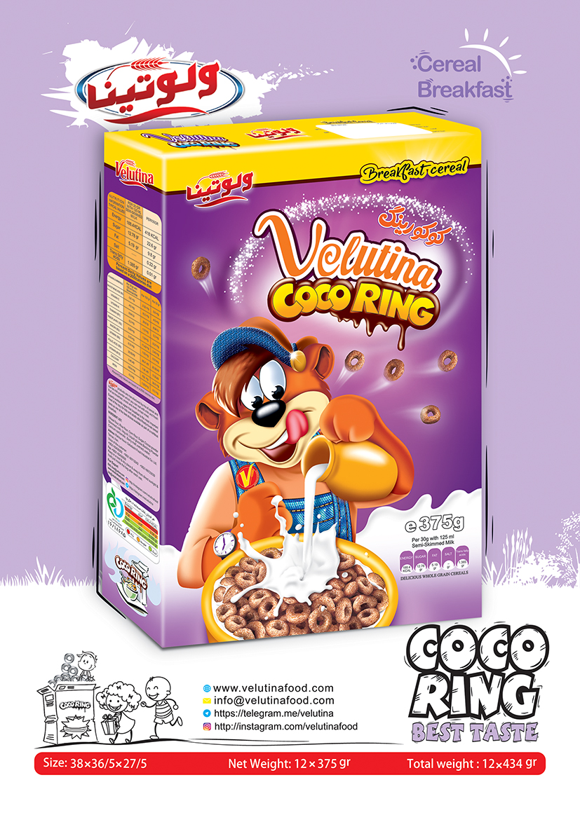 سریال صبحانه کوکو رینگ | breakfast cereal coco ring